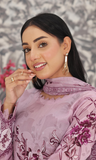 3 Piece Unstitched Printed Lawn Suit | DE-V7-Floral Muse - 07