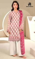 3 Piece Unstitched Printed Lawn Suit -BA-V28-9