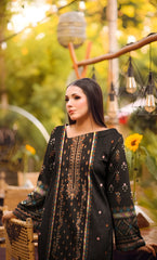3PC Embroidered Unstitched Lawn Suit - NA-V4-03
