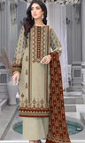 3PC Unstitched Printed Lawn Suit -BA-V4 -10