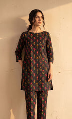 2PC Unstitched Printed Lawn Suit  - BD-V4