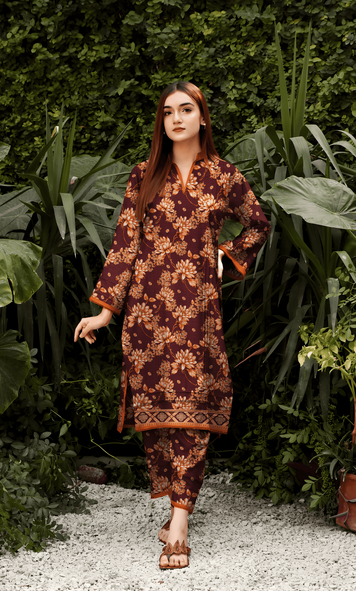 2PC Unstitched Khadar Suit  BA-K-V13 -23