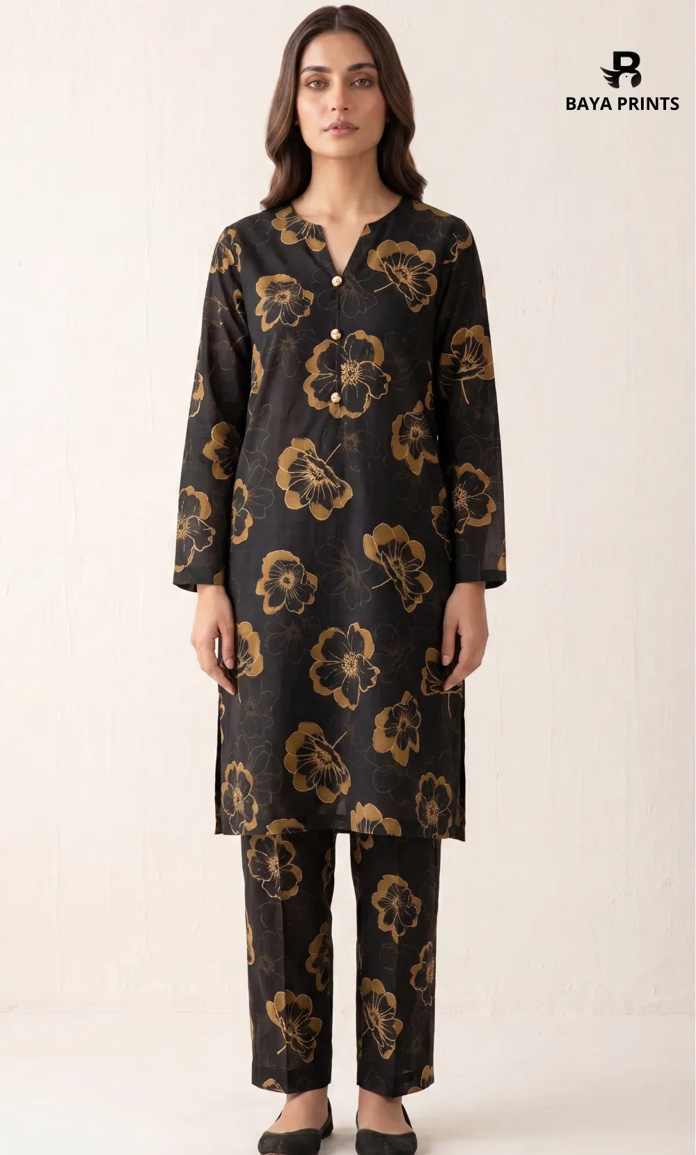 2 Piece Printed Unstitched Lawn Suit 