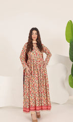 3 Piece Printed Unstitched Lawn Suit | SE-A-01