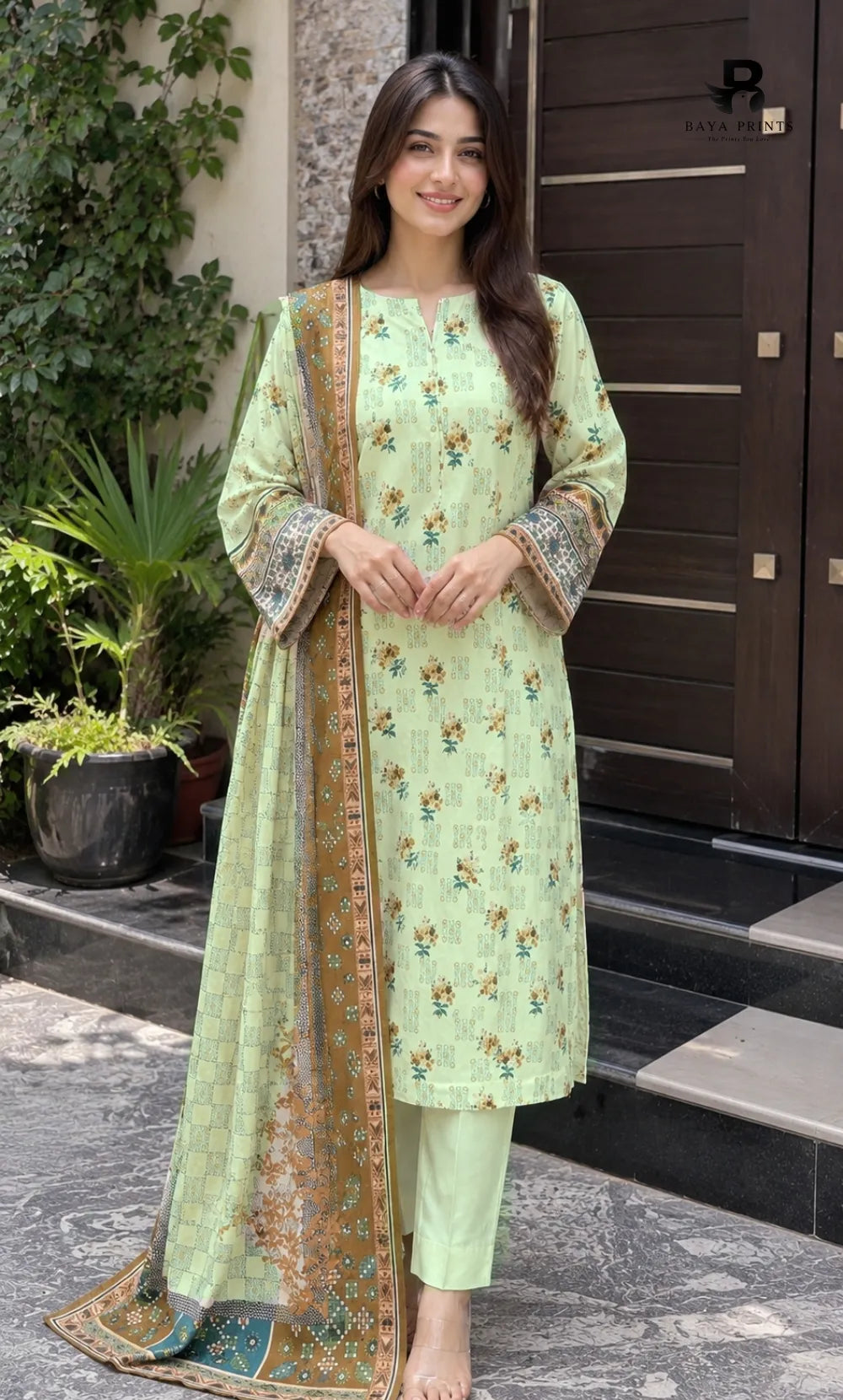 3PC Printed Lawn | Unstitched |  ET-V2