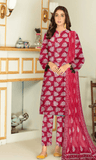 3PC Unstitched Printed Lawn Suit -BA -V12 -14