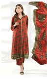 3PC Unstitched Khadar Suit  BA-K-V7 -08