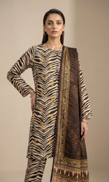 Suhana – 3 Piece Lawn | Embroidered Floral Front -01