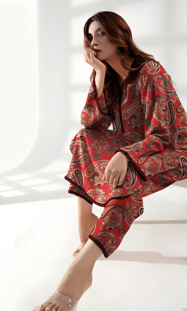 3PC Unstitched Khadar Suit  BA-K-V11-24 B-8 Main Image