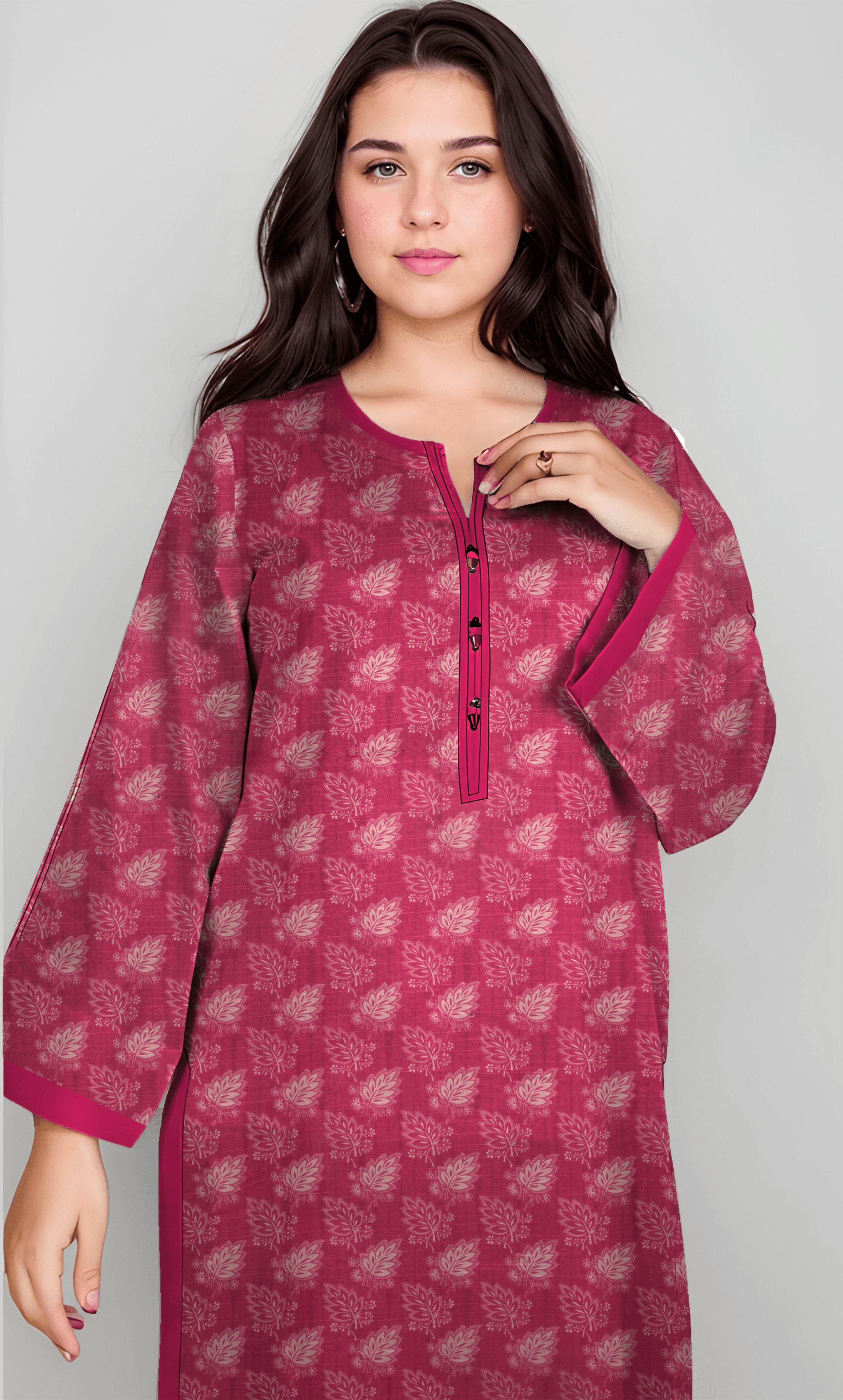 3PC Unstitched Khadar Suit  BA-K-V11-24 A -2