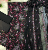 3PC Embroidered Unstitched Lawn Suit | Nafasat-01