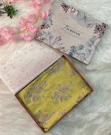 3PC Embroidered Unstitched Lawn Suit | Nafasat-03