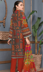 3PC Unstitched Premium Linen Suit  -DA-V4-10