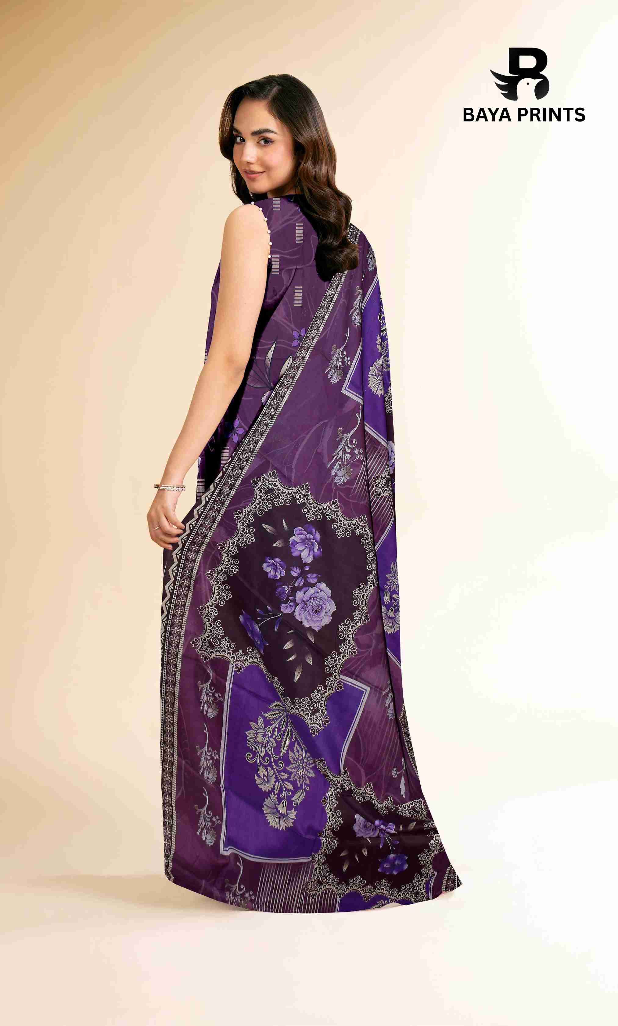 3 Piece Unstitched Printed Lawn Suit -BA-V32-9