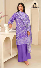 3 Piece Unstitched Printed Lawn Suit -BA-V13