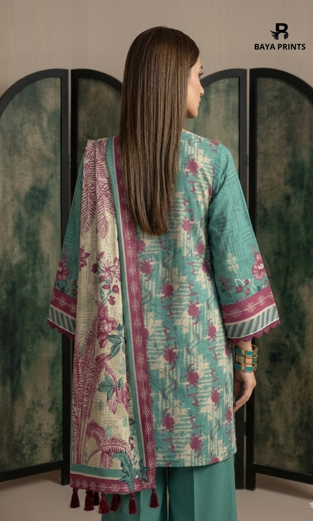 3PC Printed Lawn | Unstitched |  ET-V2