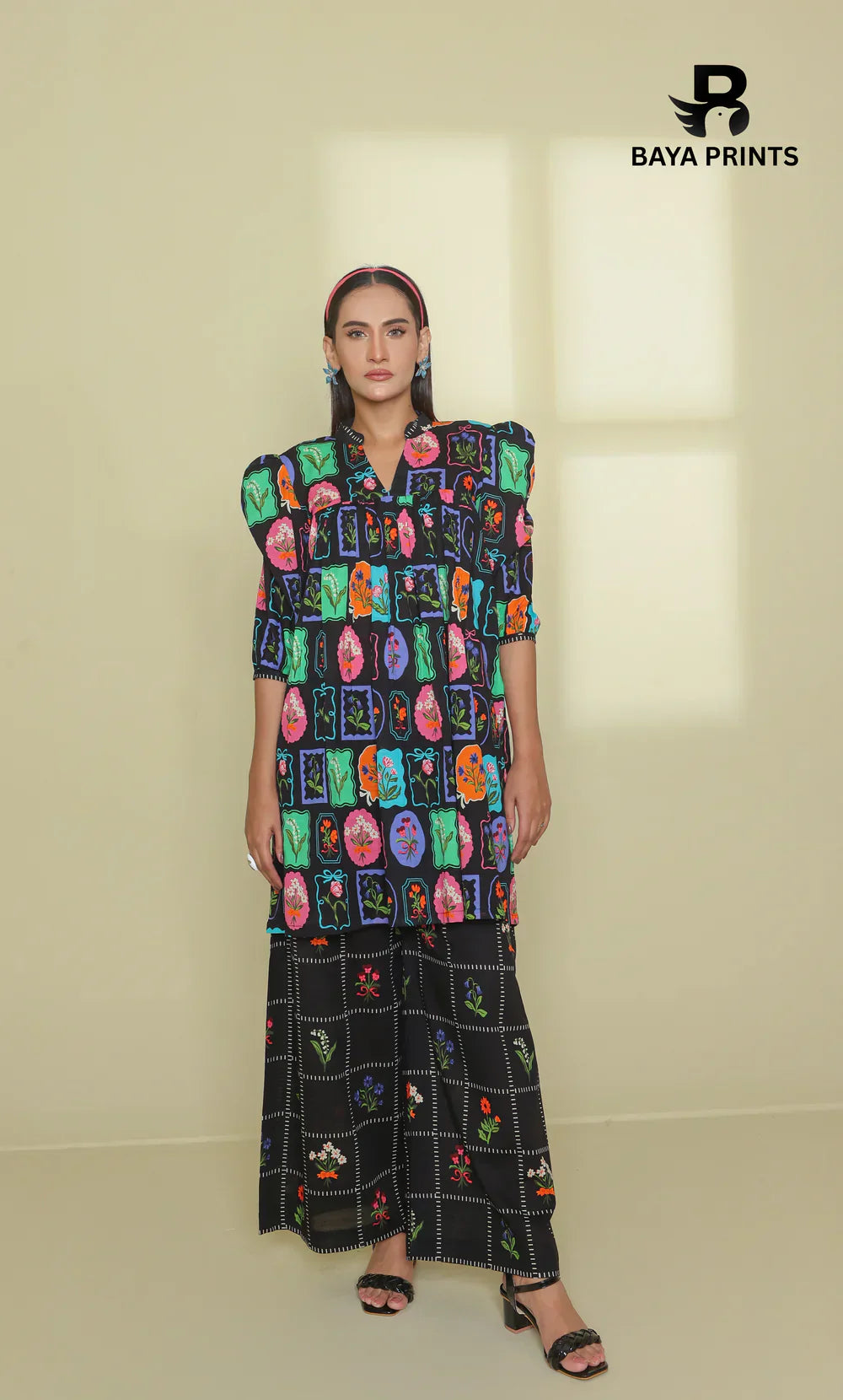 2 Piece Baya Co-Ord Set (Unstitched)