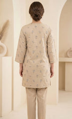 2PC Premium Embroidered Lawn |Unstitched | Breez