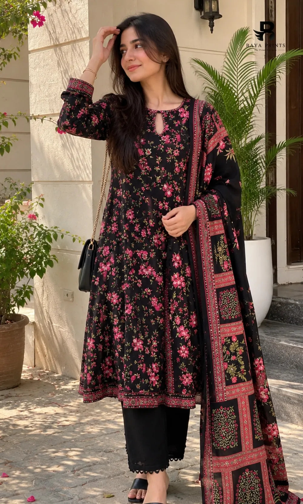 3PC Printed Lawn | Unstitched |  ET-V2