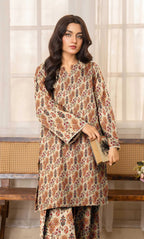 2PC Unstitched Printed Lawn Suit  - BD-V6-19