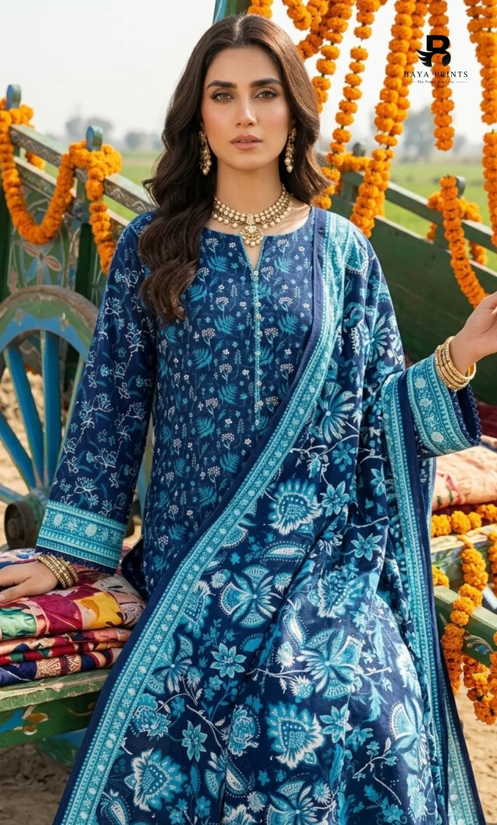 3PC Printed Lawn | Unstitched |  V24