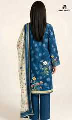 3PC Printed Doria  Lawn | Unstitched | BA-V27
