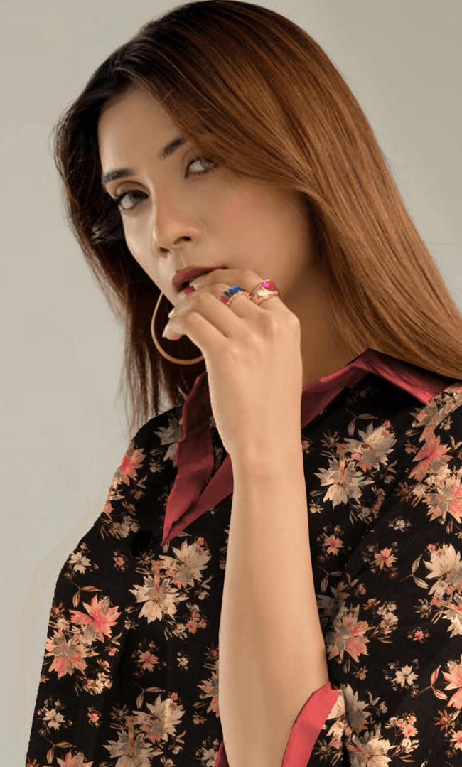 2PC Premium Linen  Unstitched -BA-V9-11 Main Image