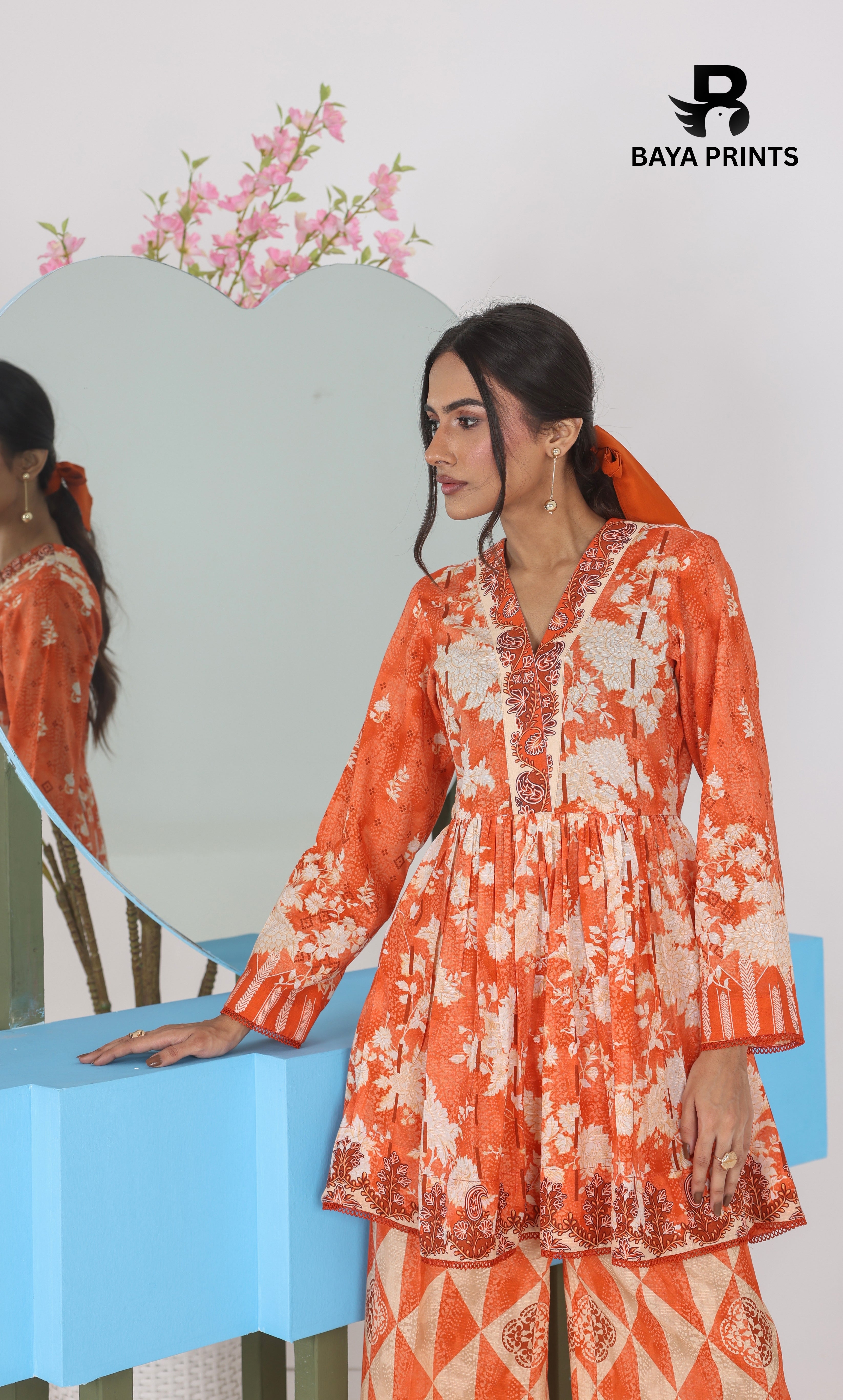 2 Piece Baya Co-Ord Set (Unstitched)