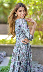 3 Piece Unstitched Premium Lawn Suit- BA-V-14