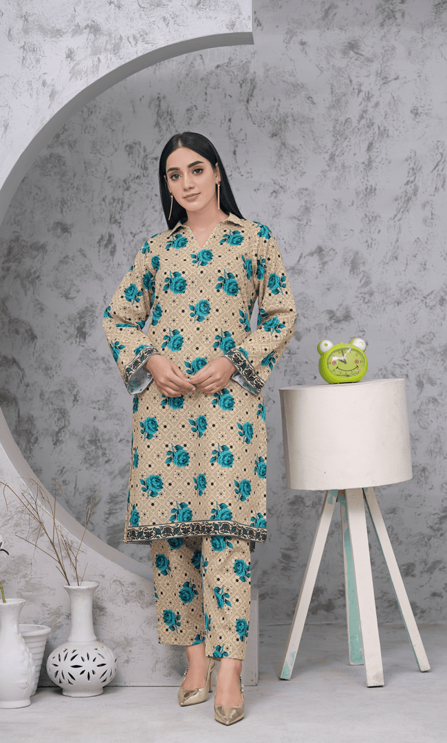 2PC Unstitched Khadar Suit  BA-K-V13 -02 Hover Image