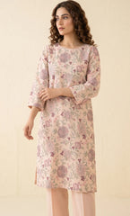 2PC Premium Embroidered Lawn |Unstitched | Breez