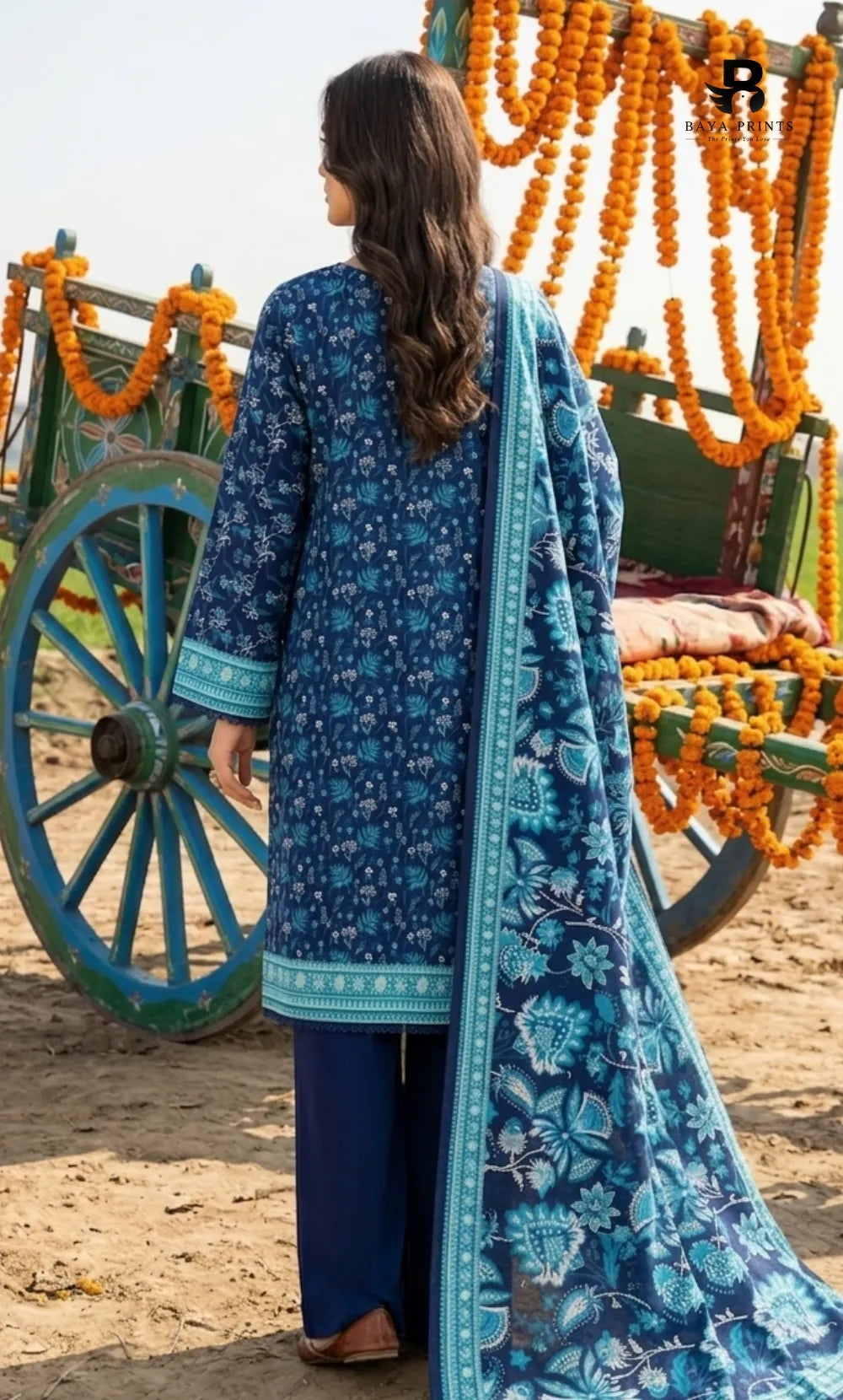 3PC Printed Lawn | Unstitched |  V24