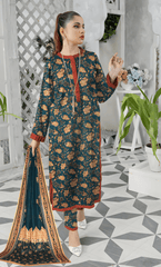 3PC Unstitched Khadar Suit  BA-K-V11-24 A -9