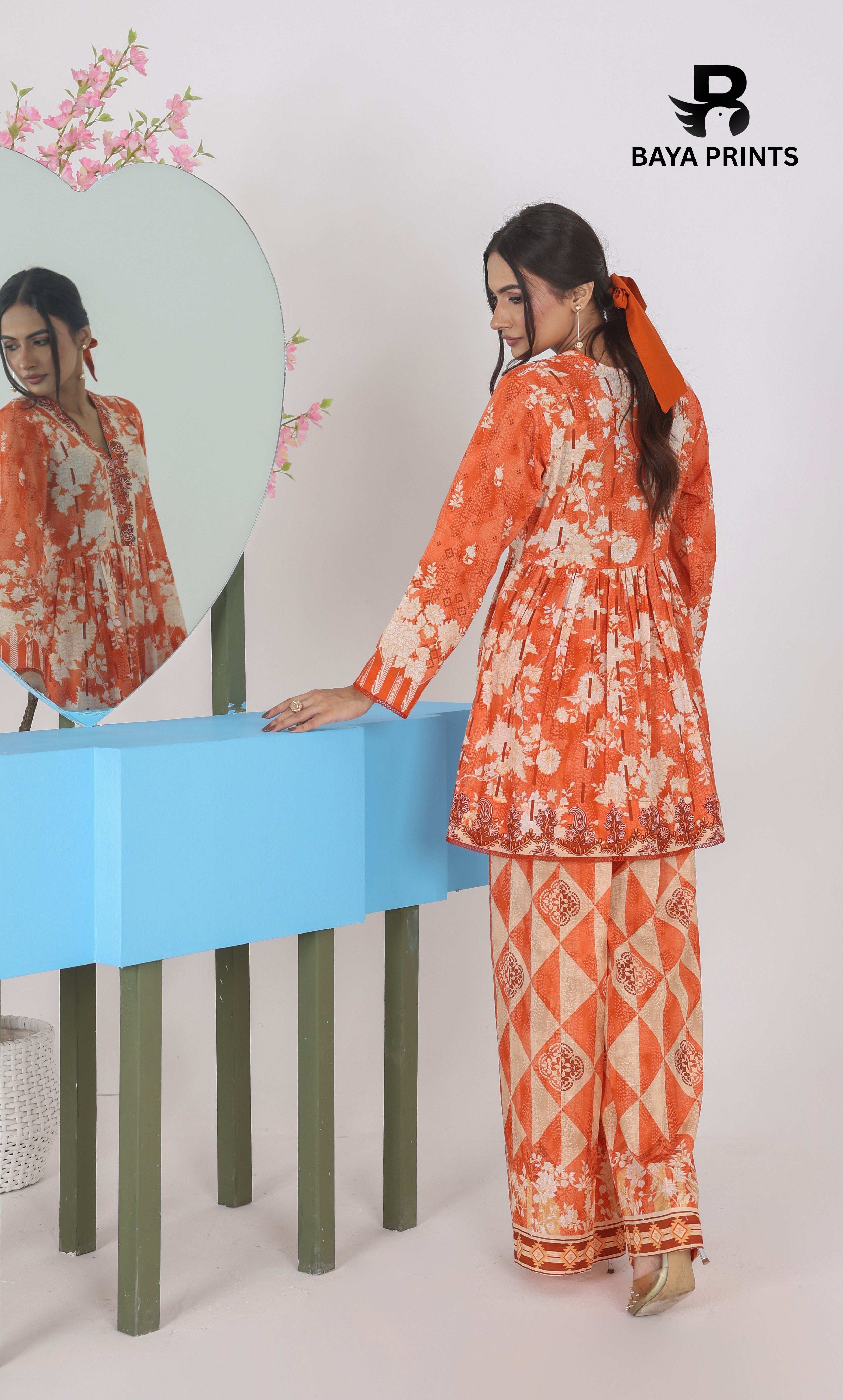 2 Piece Baya Co-Ord Set (Unstitched)