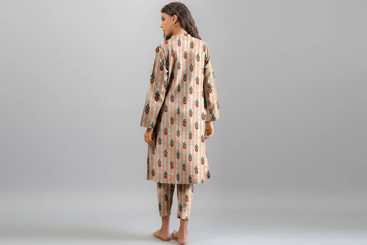 3 Piece Unstitched Premium Lawn Suit- BA-V-14