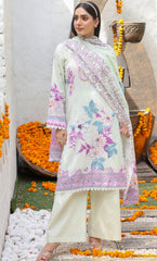 ZOE– 3PC Dobby Lawn Unstitched Suit-10