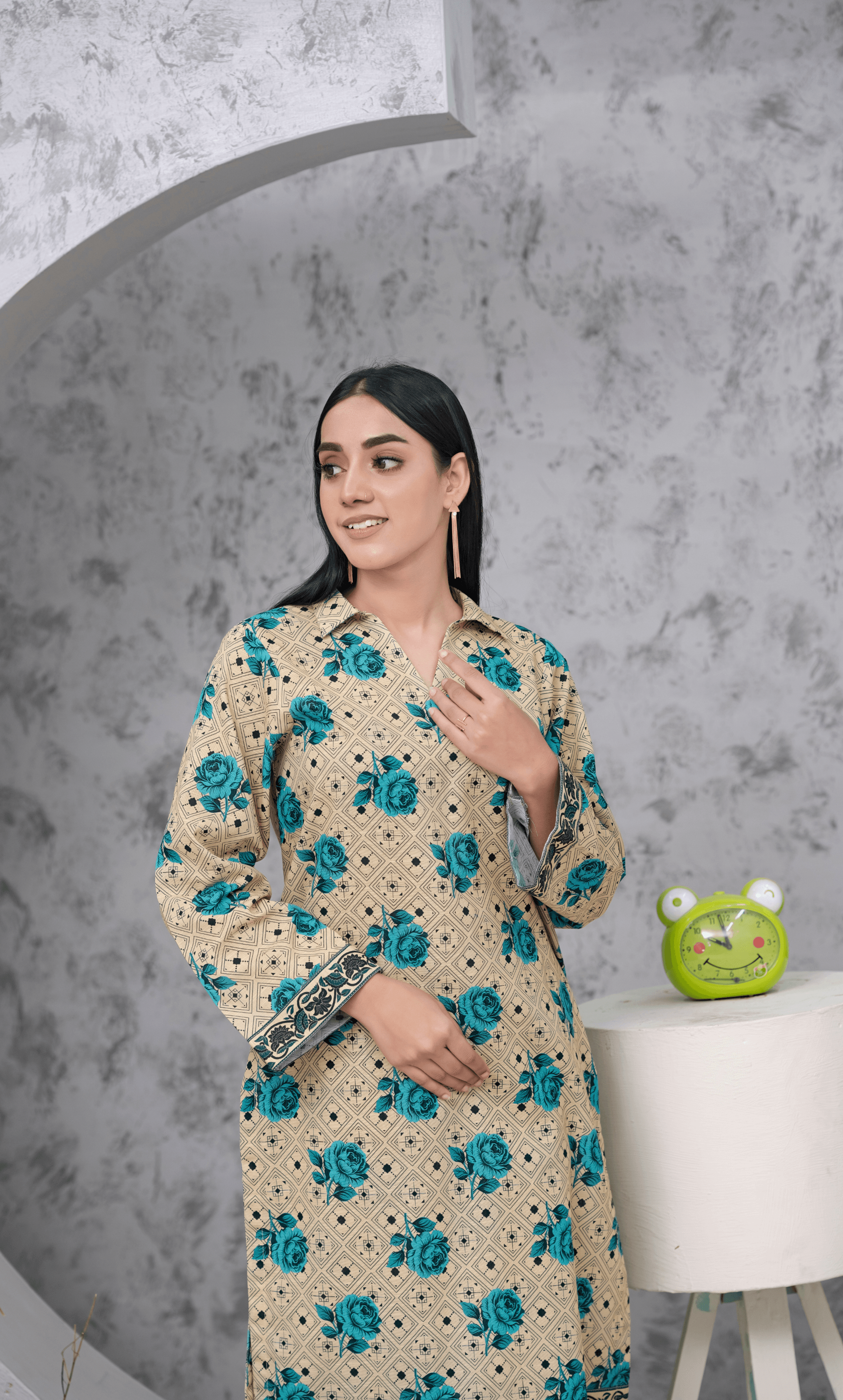 2PC Unstitched Khadar Suit  BA-K-V13 -02