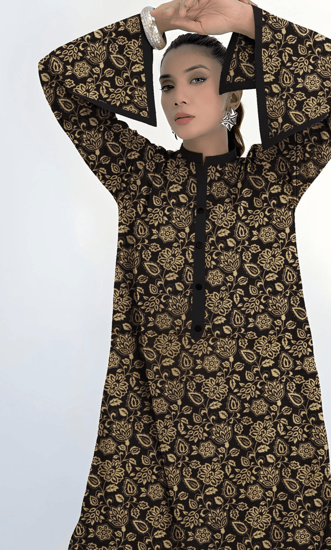 2PC Premium Linen  Unstitched -BA-V9-12 Main Image