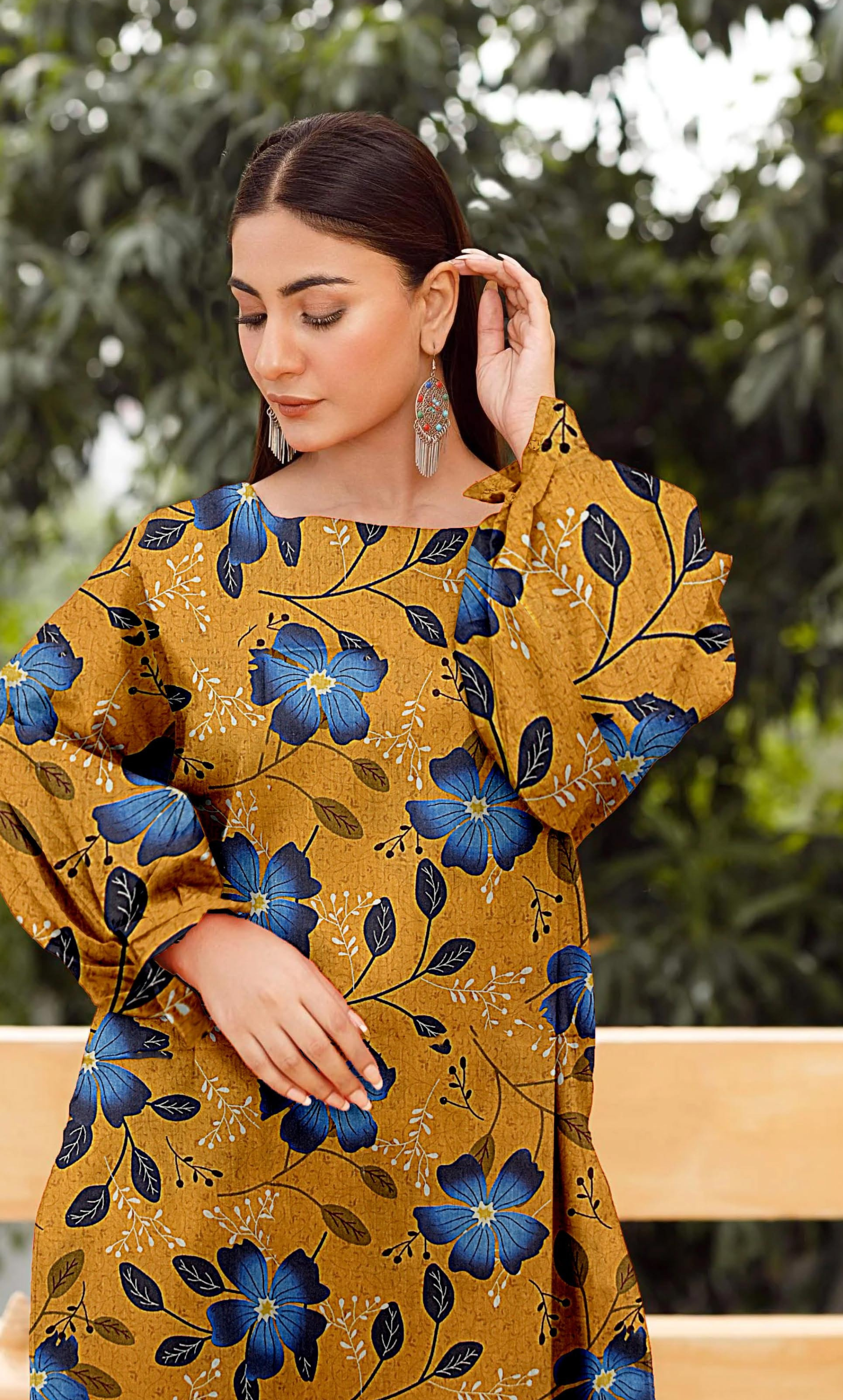 3 Piece Unstitched Printed Lawn Suit | M-V2-13