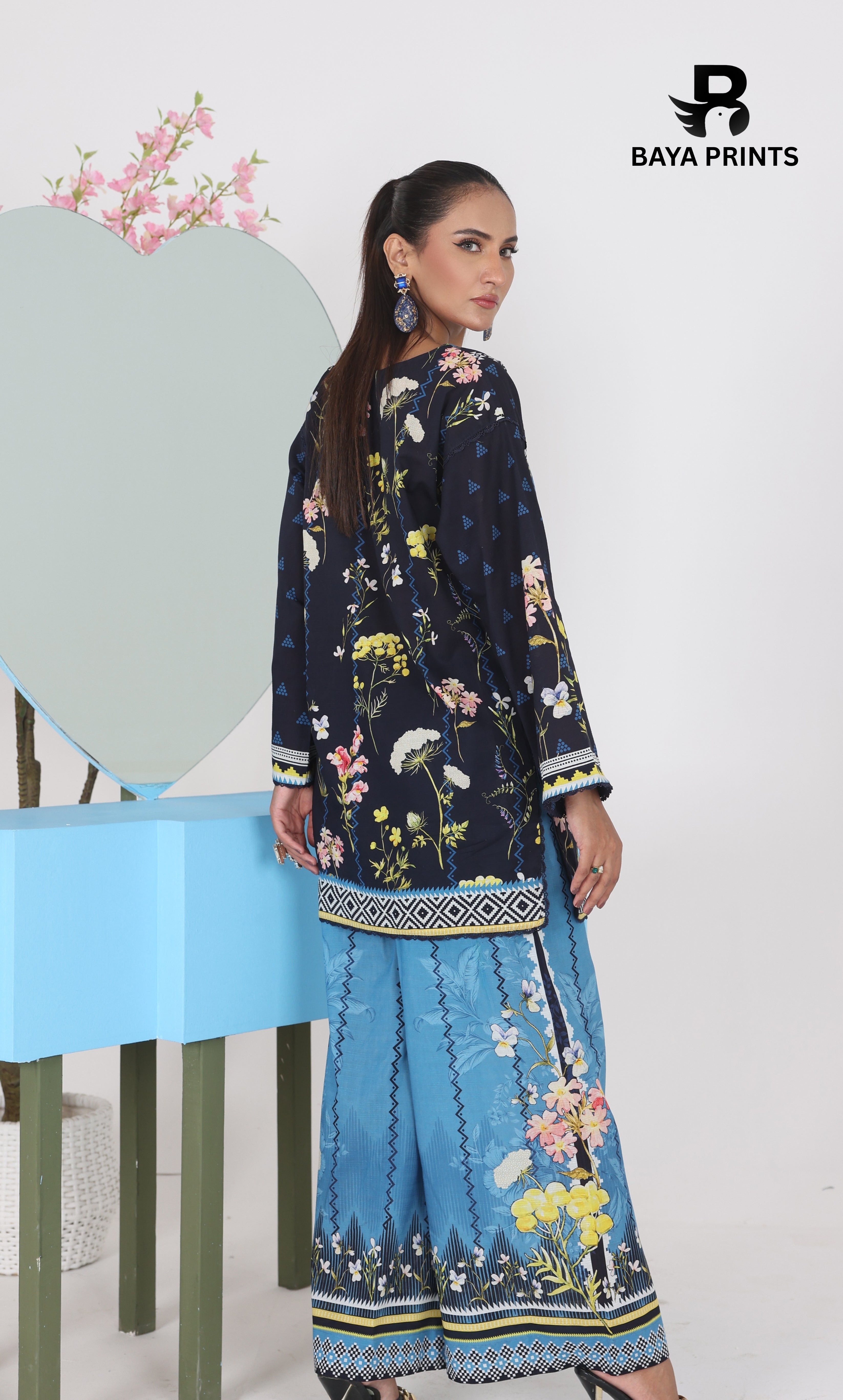 2 Piece Baya Co-Ord Set (Unstitched)