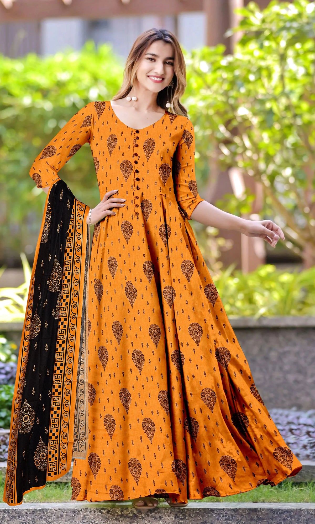 3 Piece Unstitched Printed Lawn Suit -M-V0-12