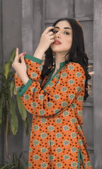 2PC Premium Linen Unstitched-DE V6 -019