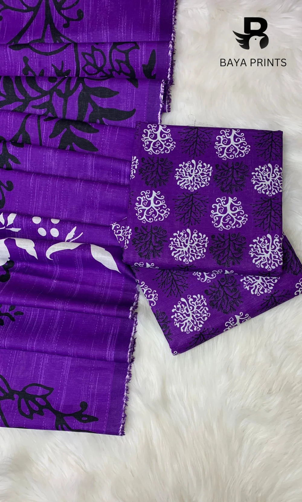 3PC Unstitched Khadar Suit  BA-K-V9-01