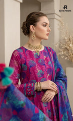 3PC Printed Lawn | Unstitched |  KHD