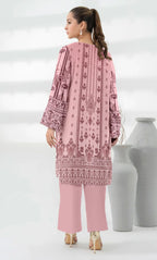 3 Piece Unstitched Printed Dobby Lawn Suit -BA-V19-08