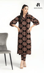 2PC Premium Linen Unstitched-DE V6 -006