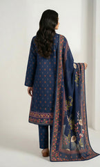 3 Piece Unstitched Printed Viscose Suit-BA-V11
