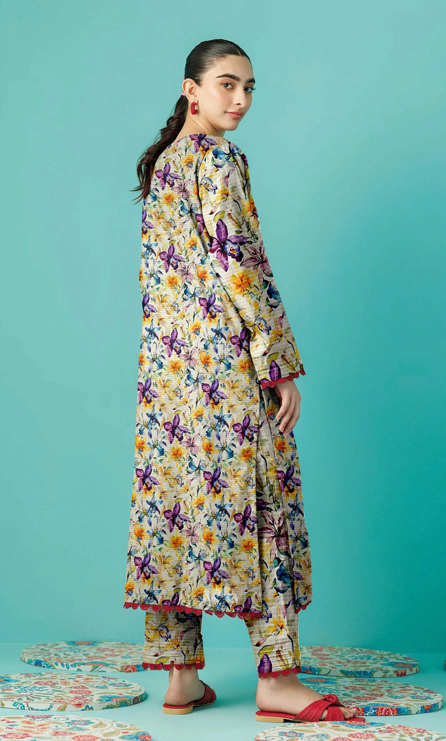 2PC Unstitched Printed Lawn Suit  - BD-V6-17 Main Image