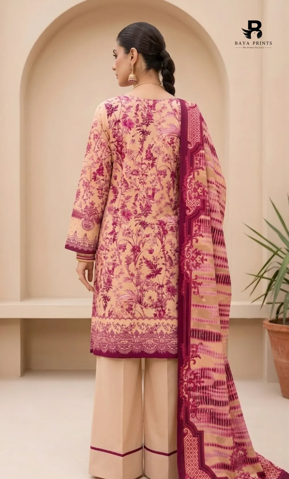 3PC Printed Lawn | Unstitched |  V24