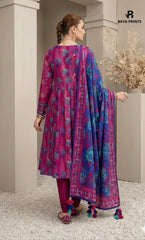 3PC Printed Lawn | Unstitched |  KHD